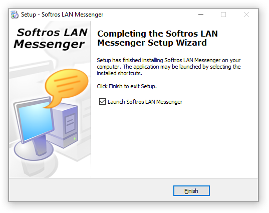 Softros LAN Messenger installation
